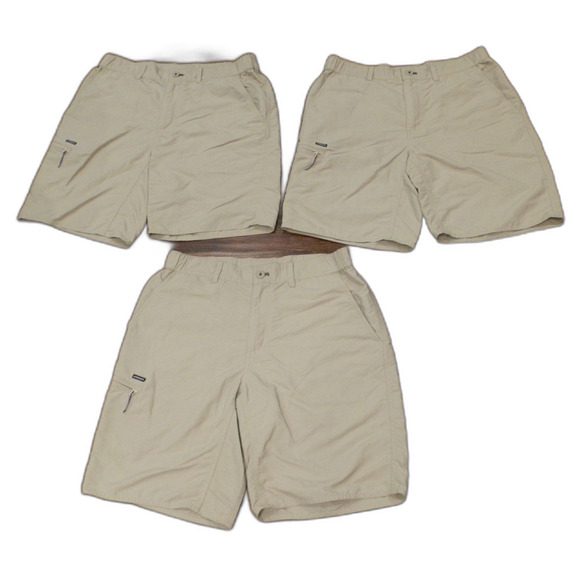Patagonia Beige Shorts Men's Size Medium Lot of 3 - Picture 1 of 2